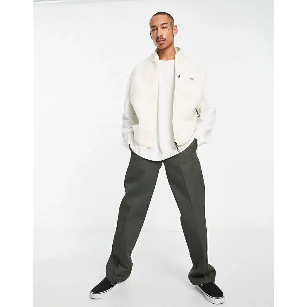 Dickies Red Chute vest off white cream small new